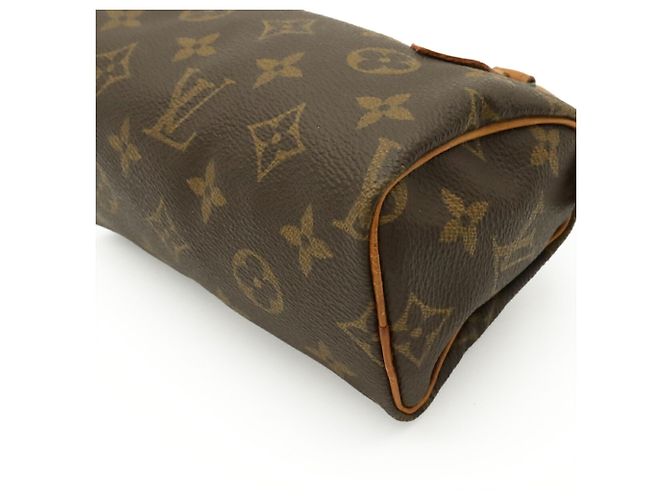 Borsa a mano pochette e borsa a tracolla Louis Vuitton Monogram Mini Speedy Marrone Monogramma - vista 4