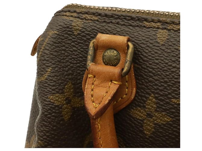 Borsa a mano pochette e borsa a tracolla Louis Vuitton Monogram Mini Speedy Marrone Monogramma - vista 6