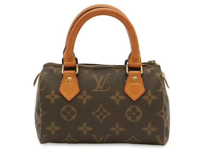 Borsa a mano Louis Vuitton Monogram Mini Speedy Marrone Monogramma - vista 2