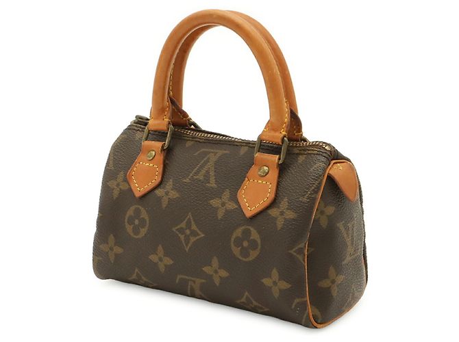 Borsa a mano Louis Vuitton Monogram Mini Speedy Marrone Monogramma - vista 3