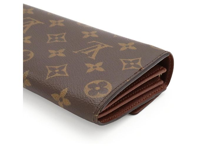 Louis Vuitton Monogram Bi-fold Long Wallet Braun Monogramm - Ansicht 4