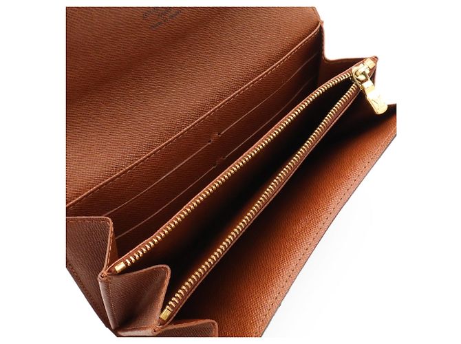 Louis Vuitton Monogram Bi-fold Long Wallet Braun Monogramm - Ansicht 6