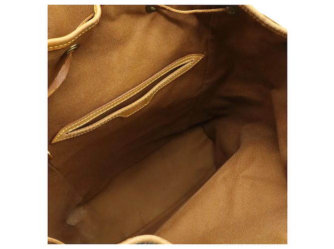 Zaino e Borsa a Spalla Louis Vuitton Monogram Montsouris GM Marrone Monogramma - vista 7