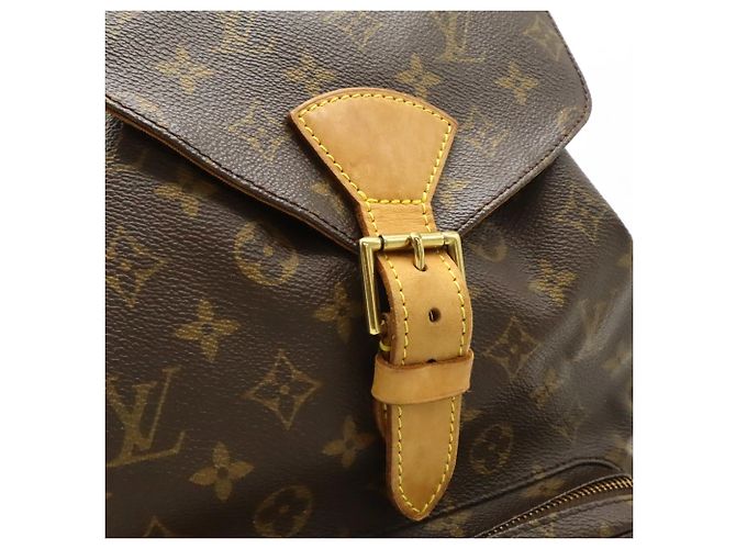 Zaino e Borsa a Spalla Louis Vuitton Monogram Montsouris GM Marrone Monogramma - vista 9