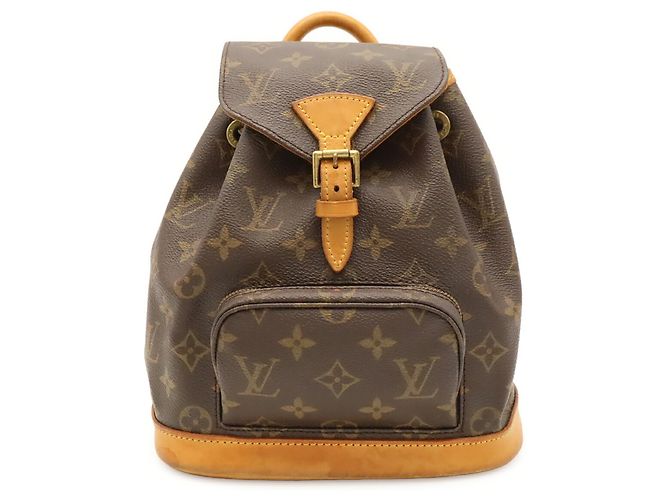 Zaino Louis Vuitton Monogram Mini Montsouris Marrone Monogramma - vista 2