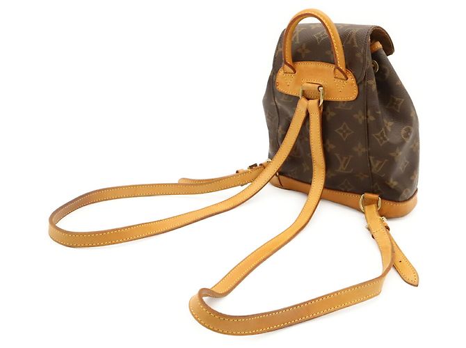 Zaino Louis Vuitton Monogram Mini Montsouris Marrone Monogramma - vista 3