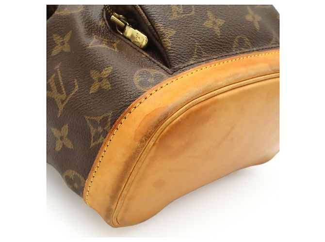 Zaino Louis Vuitton Monogram Mini Montsouris Marrone Monogramma - vista 4