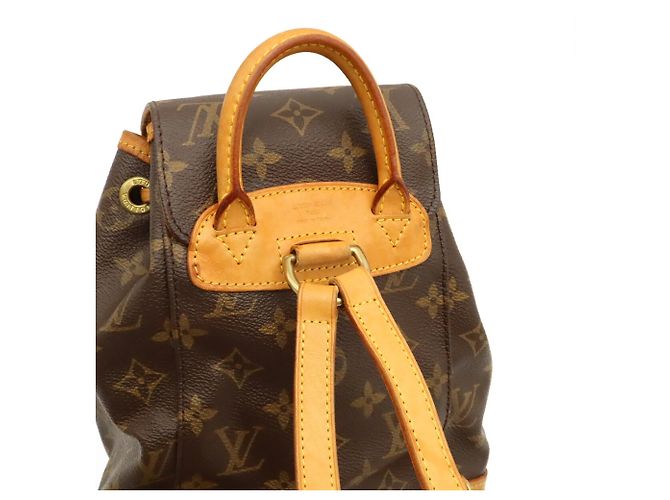 Zaino Louis Vuitton Monogram Mini Montsouris Marrone Monogramma - vista 5