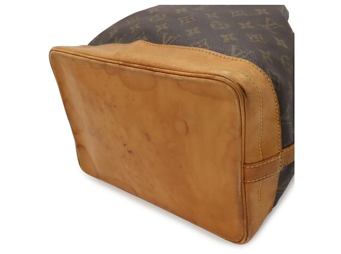 Borsa a Spalla Louis Vuitton Monogram Noe Modello M42224 Marrone Monogramma - vista 4