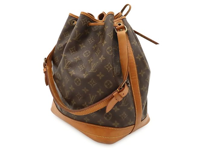 Borsa a tracolla Louis Vuitton Monogram Noe Marrone Monogramma - vista 3
