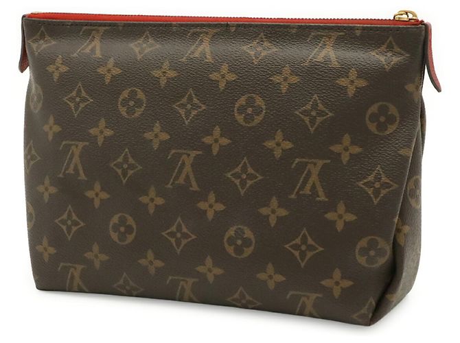 Louis Vuitton Monogram Pallas Beauty Case Multi Pouch Clutch Bag Bianco Rosso Fuschia Monogramma - vista 3