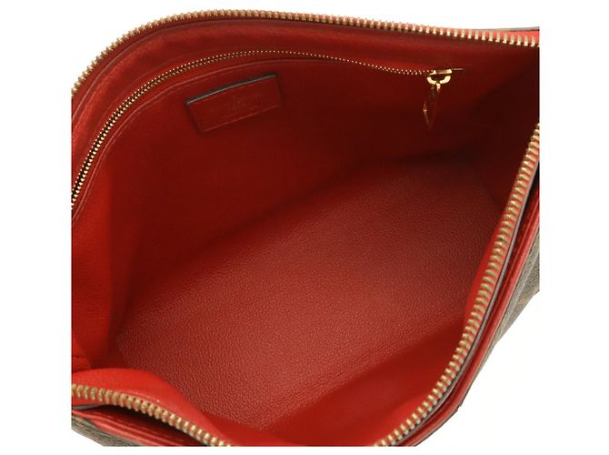 Louis Vuitton Monogram Pallas Beauty Case Multi Pouch Clutch Bag Bianco Rosso Fuschia Monogramma - vista 6