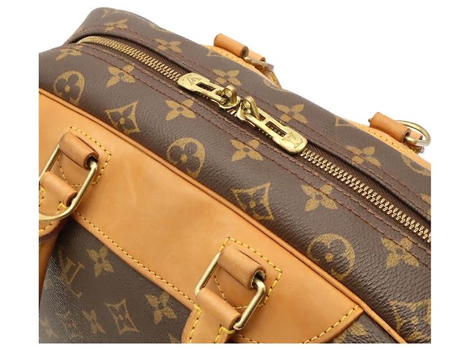 Borsa Louis Vuitton Monogram Bowling Vanity Deauville Marrone Monogramma - vista 6