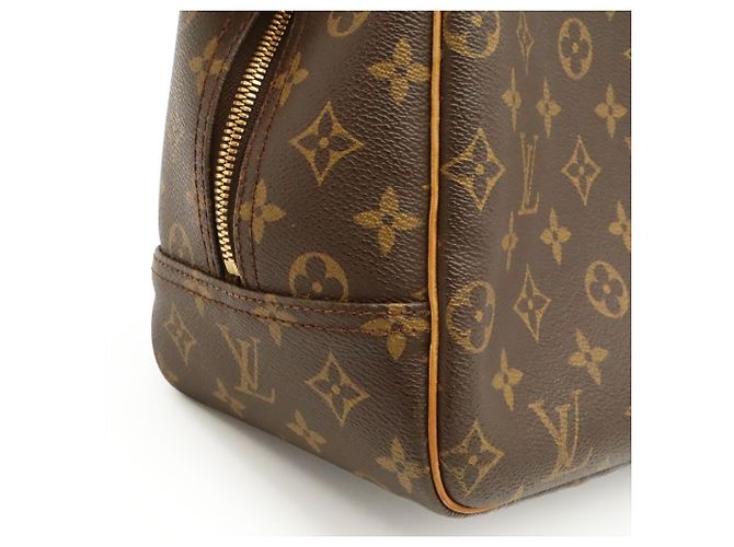 Borsa Louis Vuitton Monogram Bowling Vanity Deauville Marrone Monogramma - vista 9