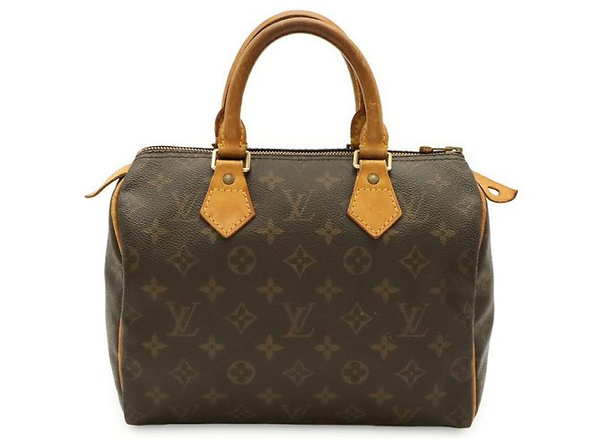 Borsa Louis Vuitton Monogram Speedy 25 Marrone - vista 2