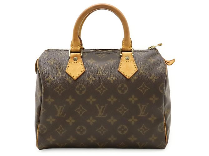 Bolso Louis Vuitton Monogram Speedy 25 Castaño - vista 2