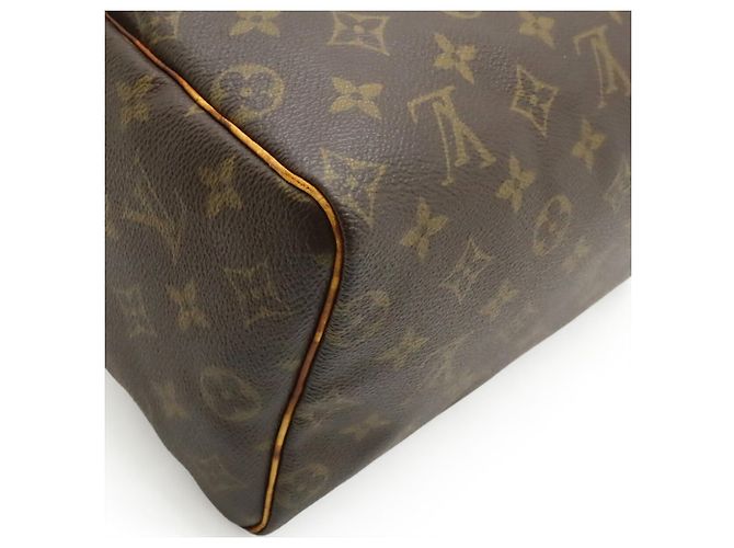 Bolso Louis Vuitton Monogram Speedy 25 Castaño - vista 4
