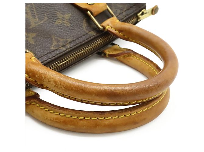 Bolso Louis Vuitton Monogram Speedy 25 Castaño - vista 5