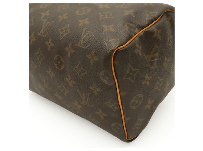 Borsa Louis Vuitton Monogram Speedy 25 M41528 Marrone - vista 4