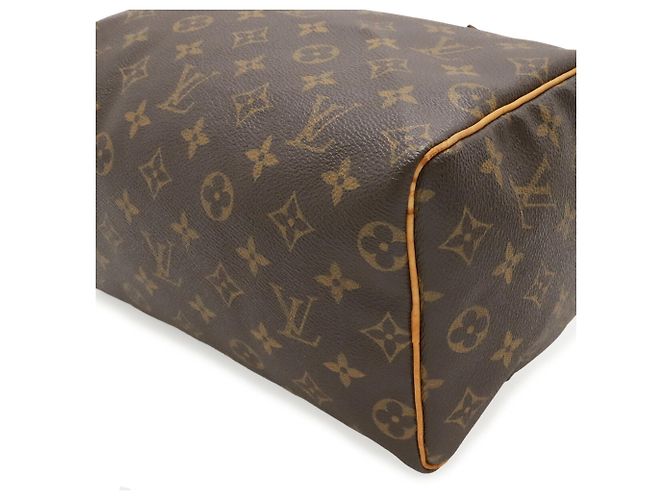 Borsa Louis Vuitton Monogram Speedy 25 Marrone - vista 4