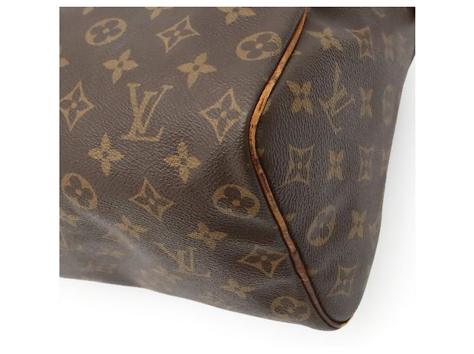 Borsa Louis Vuitton Monogram Speedy 25 Marrone - vista 4