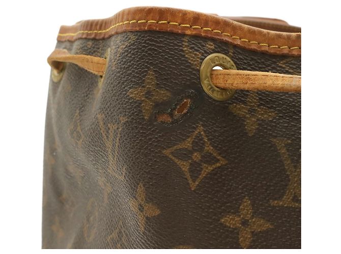 Borsa a Spalla Louis Vuitton Monogram Noe Marrone Monogramma - vista 5
