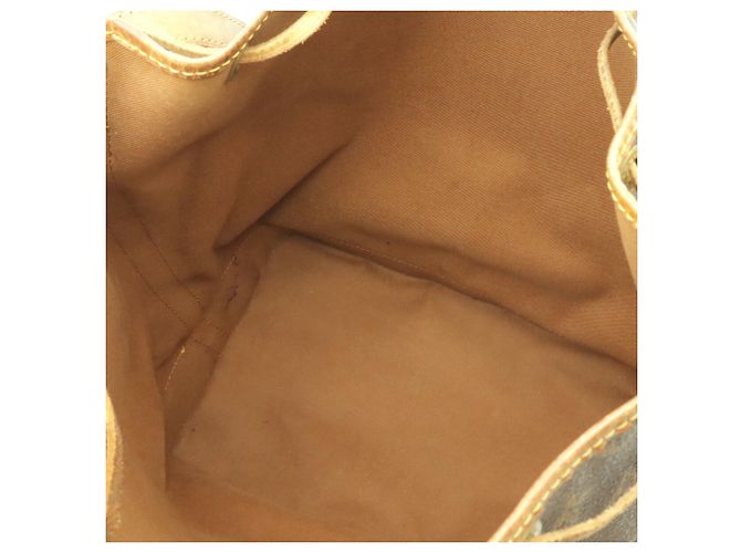 Borsa a Spalla Louis Vuitton Monogram Noe Marrone Monogramma - vista 7