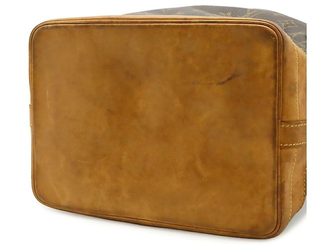 Louis Vuitton Monogram Noe Schultertasche Braun Weiß Monogramm - Ansicht 10