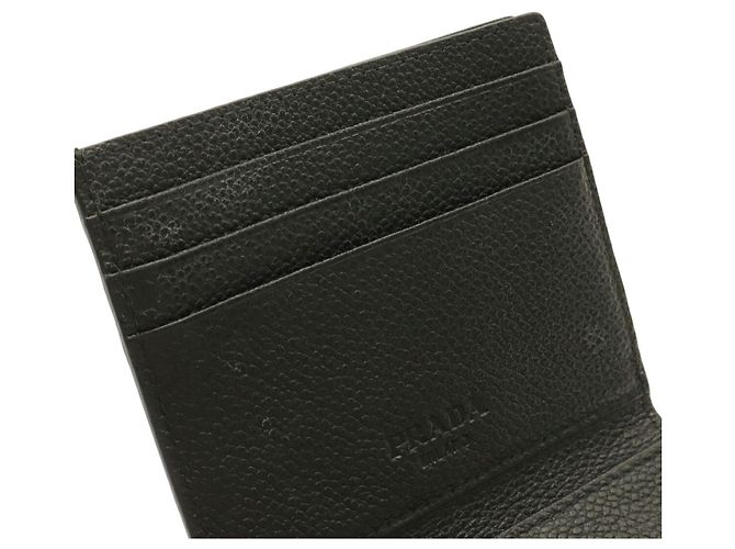 Portacarte Triangle Prada Nero Bianco - vista 6
