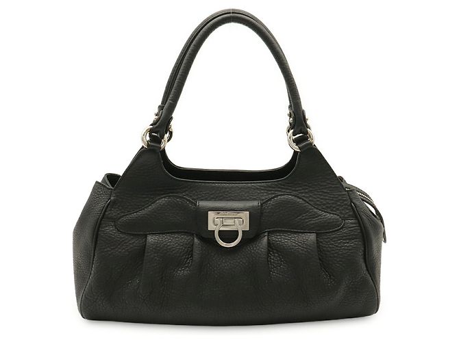 Borsa Salvatore Ferragamo Gancini Nero - vista 2