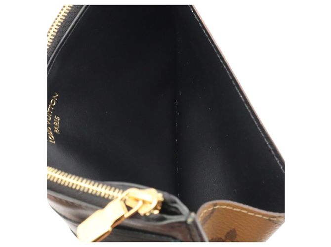Cartera Louis Vuitton Monogram Reverse Castaño Negro Monograma - vista 10
