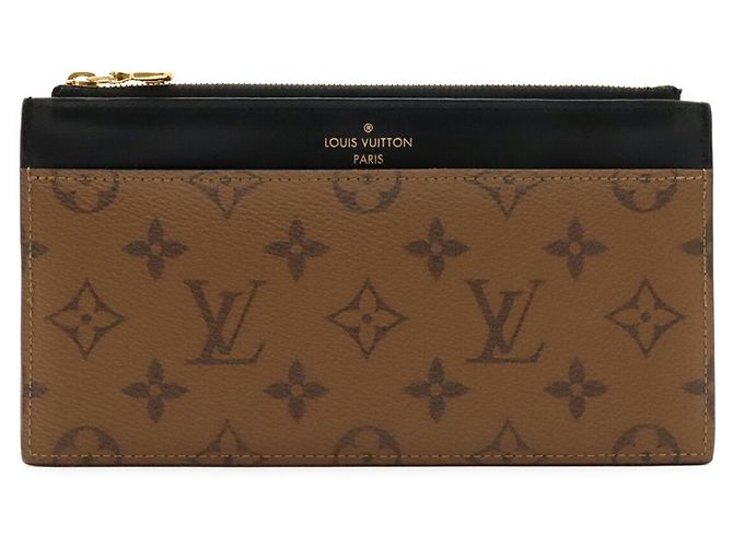 Cartera Louis Vuitton Monogram Reverse Castaño Negro Monograma - vista 2