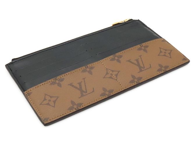 Cartera Louis Vuitton Monogram Reverse Castaño Negro Monograma - vista 3