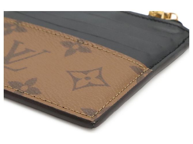 Cartera Louis Vuitton Monogram Reverse Castaño Negro Monograma - vista 4