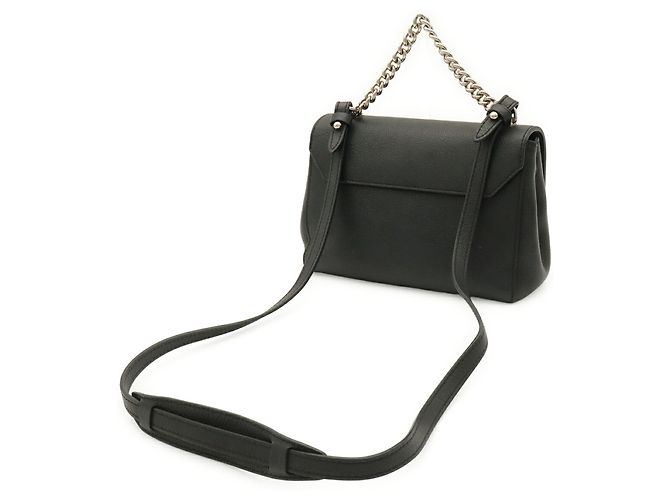 Borsa a tracolla Louis Vuitton Lockme II BB Nero Bianco - vista 3