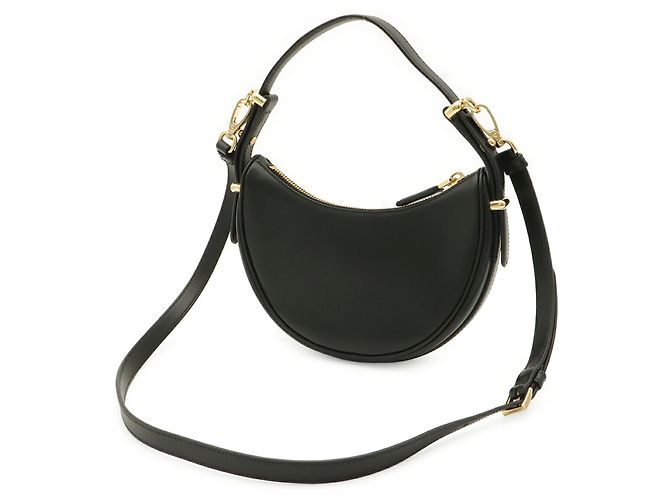 Borsa a Spalla Arche Small in Pelle Prada Nero - vista 3