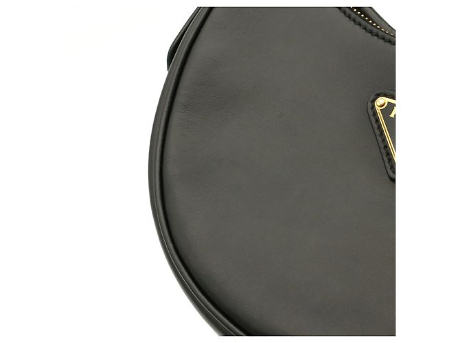 Borsa a Spalla Arche Small in Pelle Prada Nero - vista 5