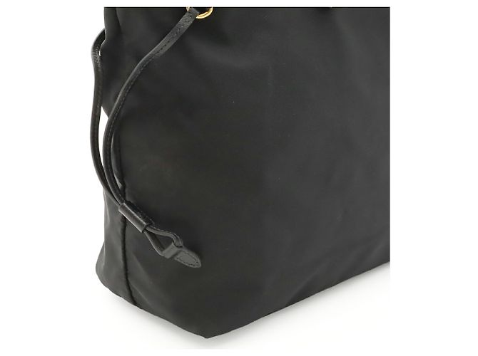 Borsa Tote Prada in nylon nero - vista 8