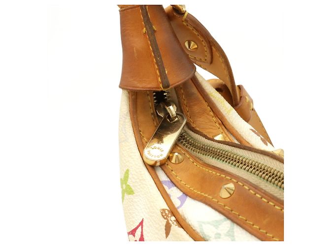 Borsa a Spalla Louis Vuitton Monogram Multicolor Boulogne M92660 Bianco Multicolore Giallo Monogramma - vista 5