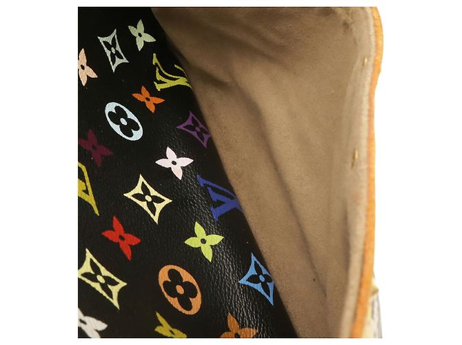 Borsa Louis Vuitton Monogram Multicolor Trouville Nero Multicolore Monogramma - vista 10