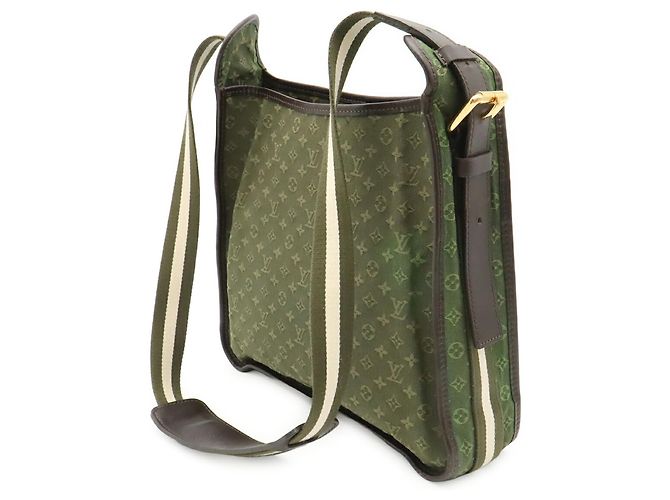 Borsa a Spalla Louis Vuitton Monogram Mini Buzas Marie Kate Verde Cachi Monogramma - vista 3