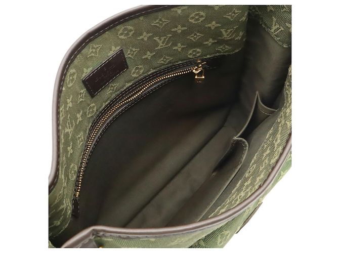 Borsa a Spalla Louis Vuitton Monogram Mini Buzas Marie Kate Verde Cachi Monogramma - vista 7