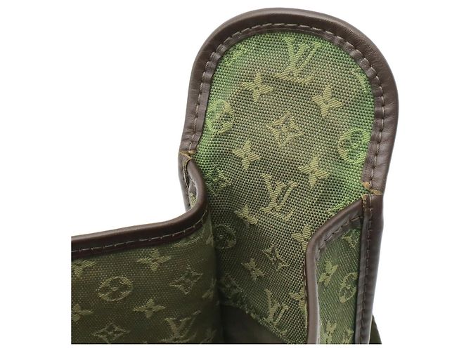 Borsa a Spalla Louis Vuitton Monogram Mini Buzas Marie Kate Verde Cachi Monogramma - vista 8