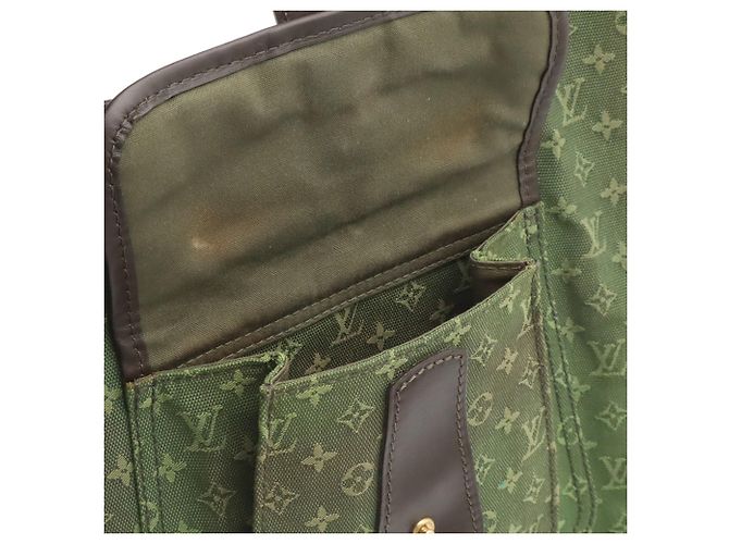 Borsa a Spalla Louis Vuitton Monogram Mini Buzas Marie Kate Verde Cachi Monogramma - vista 9