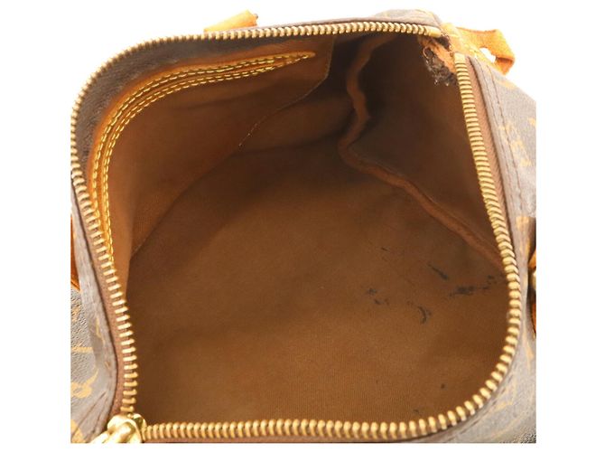 Borsa Louis Vuitton Monogram Speedy 25 M41528 Marrone - vista 7
