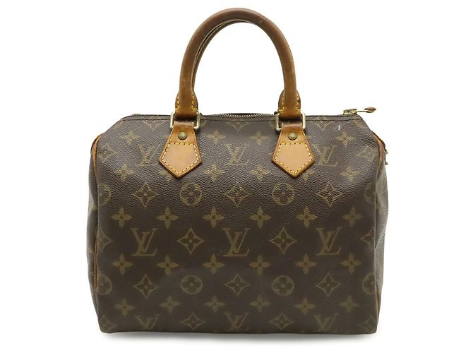 Borsa Louis Vuitton Monogram Speedy 25 Marrone - vue 2