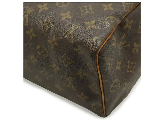 Borsa Louis Vuitton Monogram Speedy 25 Marrone - vue 4