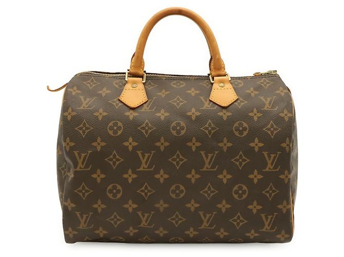 Bolso Louis Vuitton Monogram Speedy 30 Castaño - vista 2