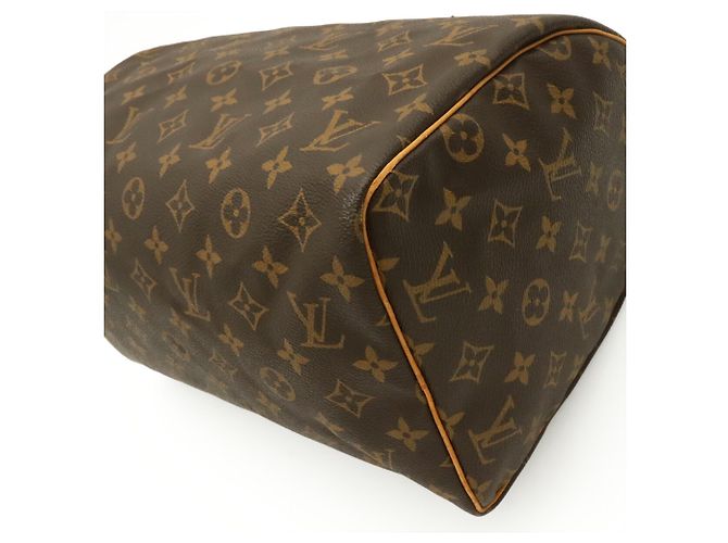Bolso Louis Vuitton Monogram Speedy 30 Castaño - vista 4