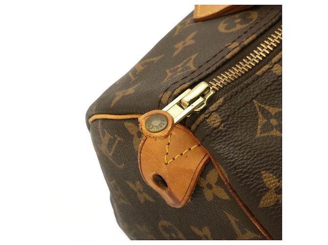 Bolso Louis Vuitton Monogram Speedy 30 Castaño - vista 5